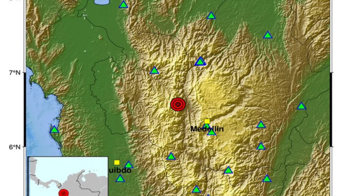 Temblor en Colombia el lunes 3 de noviembre

 – En la mira