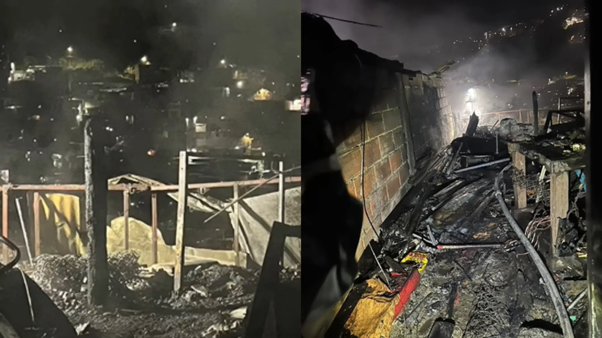 Las llamas consumieron cuatro casas.

 – En la mira