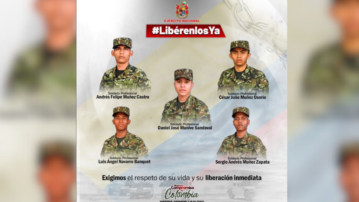 Eln dice que cinco militares fueron secuestrados en Arauca, advierte al gobierno contra intento de rescate militar y anuncia condiciones para su liberación

 – En la mira