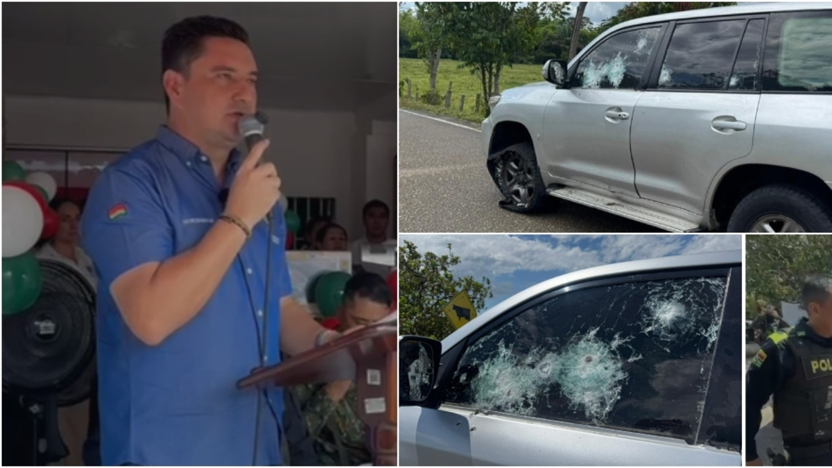 Gobernador de Arauca, Renson Jesús Martínez, habla tras el ataque a su camión blindado en Tame

 – En la mira