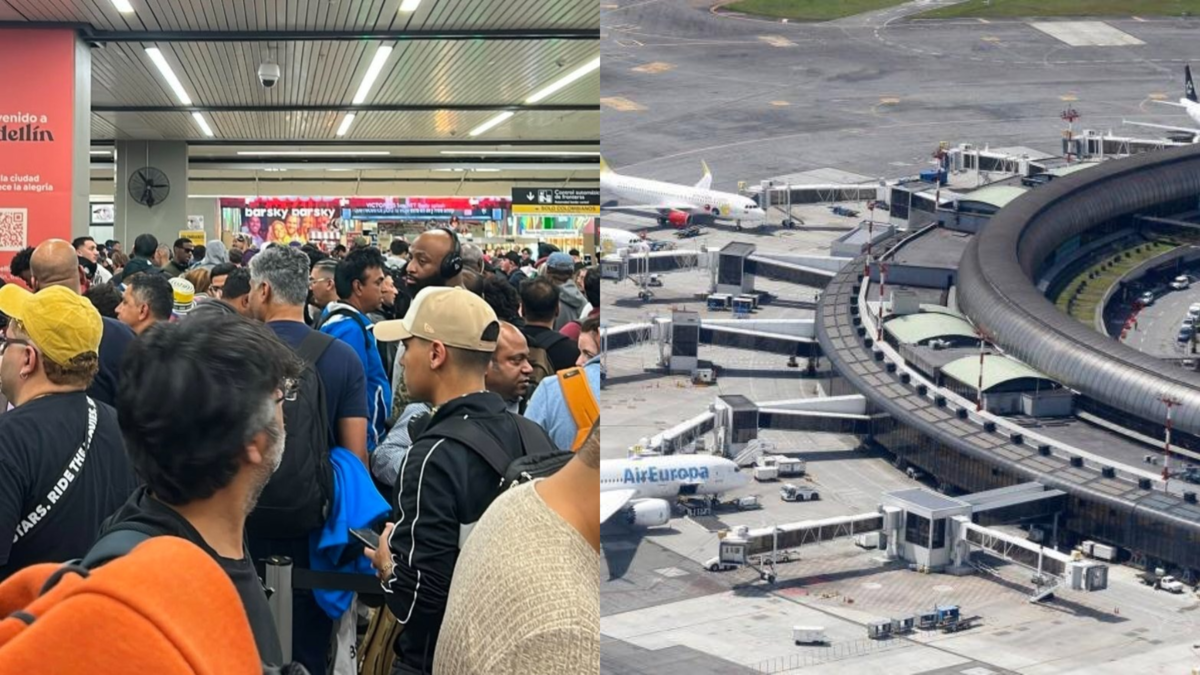 ¿A Medellín solo viajan hombres? Figuras detrás de la polémica foto en la terminal de entrada del aeropuerto José María Córdova de Rionegro

 – En la mira