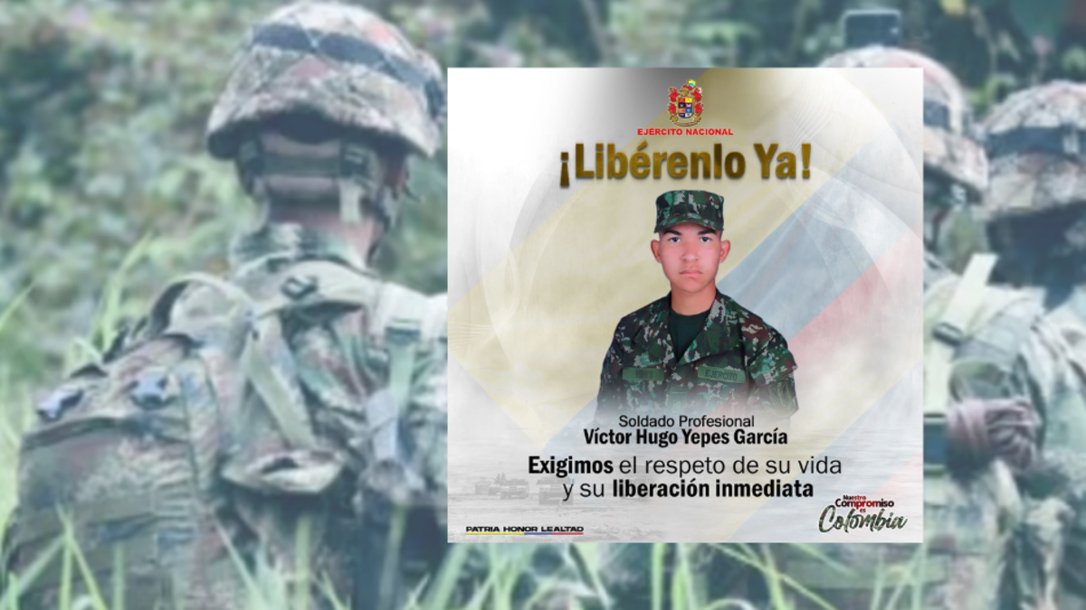 Soldado Víctor Hugo Yepes García fue secuestrado durante enfrentamientos con el Gao-r Carlos Patiño en Cauca, donde cinco militares resultaron heridos

 – En la mira