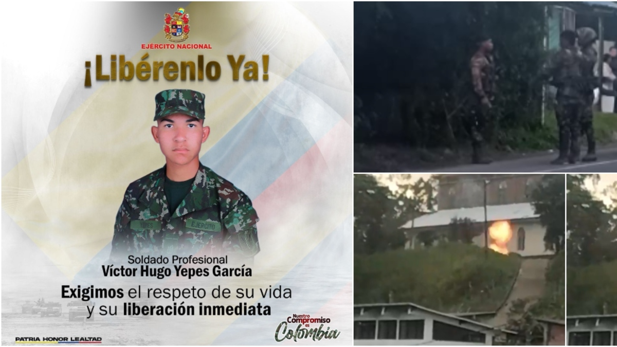 ¿Quién es Víctor Hugo Yepes, el soldado secuestrado por disidentes de las FARC en Balboa (Cauca) durante el ataque? Así sobrevivió a su secuestro

 – En la mira