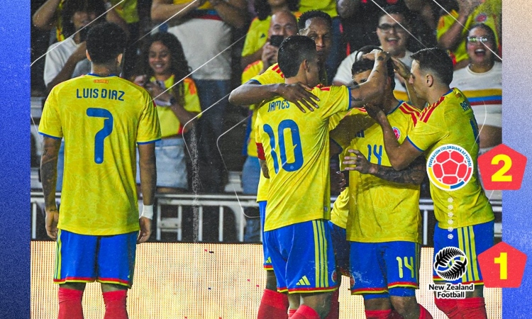 Colombia venció a Nueva Zelanda en un amistoso rumbo al Mundial

 – En la mira