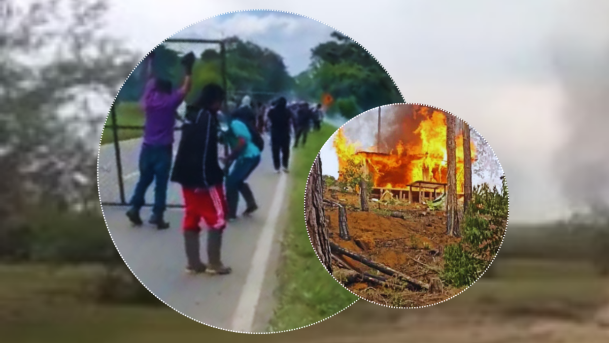 Desalojo de hacienda Japio inicia violento enfrentamiento entre indígenas y fuerzas públicas en el norte del Cauca

 – En la mira