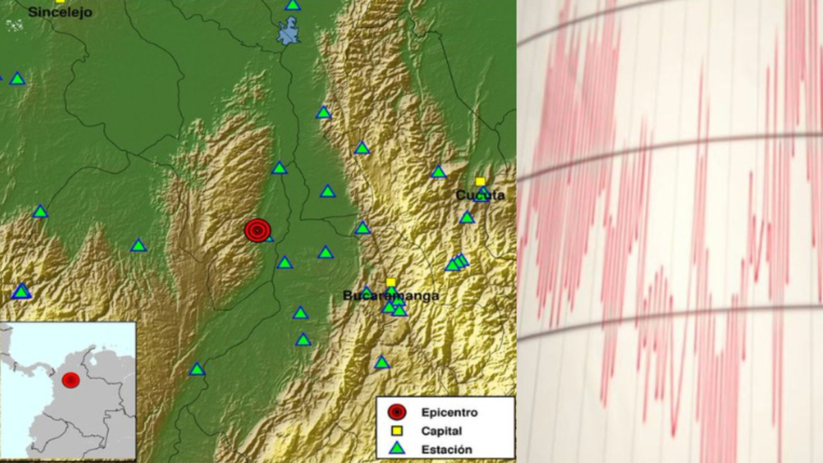 En Colombia, la noche del miércoles 19 de noviembre se registró un temblor de tal fuerza

 – En la mira