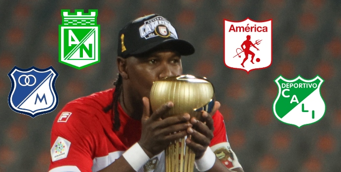 Hugo Rodallega cambiaría Santa Fe por otro grande del FPC

 – En la mira