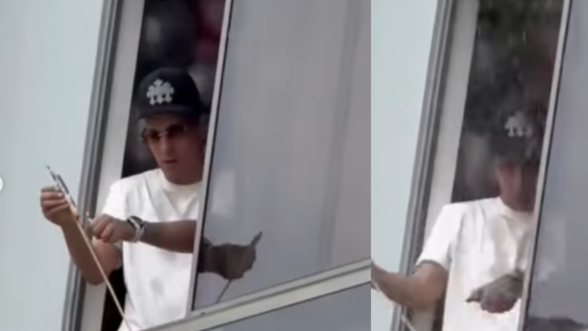 Un hombre arrojó un balde de agua fría a un vecino que se disponía a arrojar pólvora desde la ventana de su departamento en Antioquia.

 – En la mira