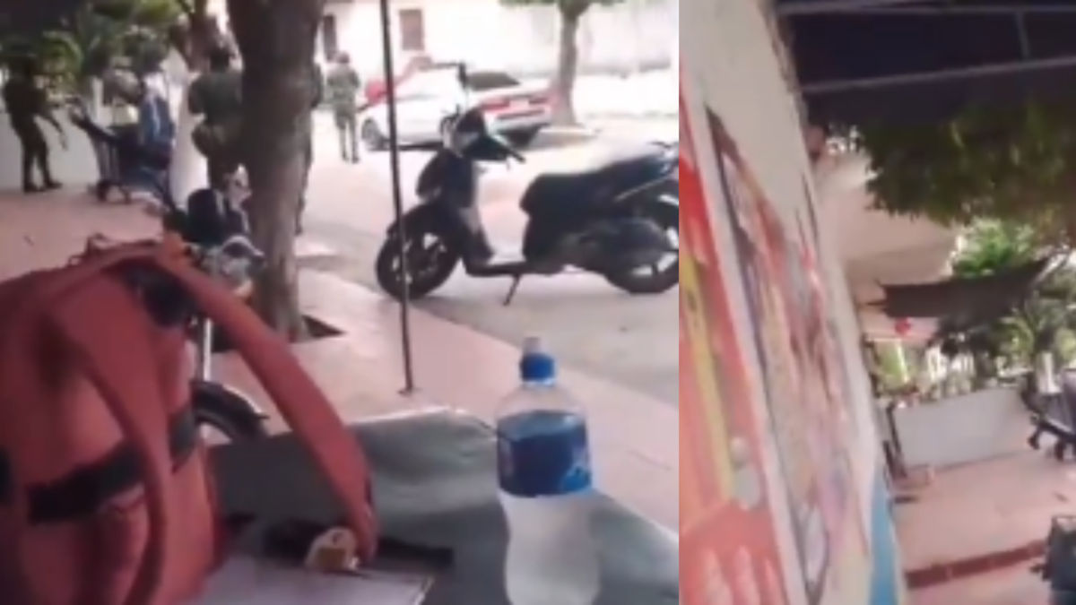 Los disparos alertaron a la comunidad

 – En la mira