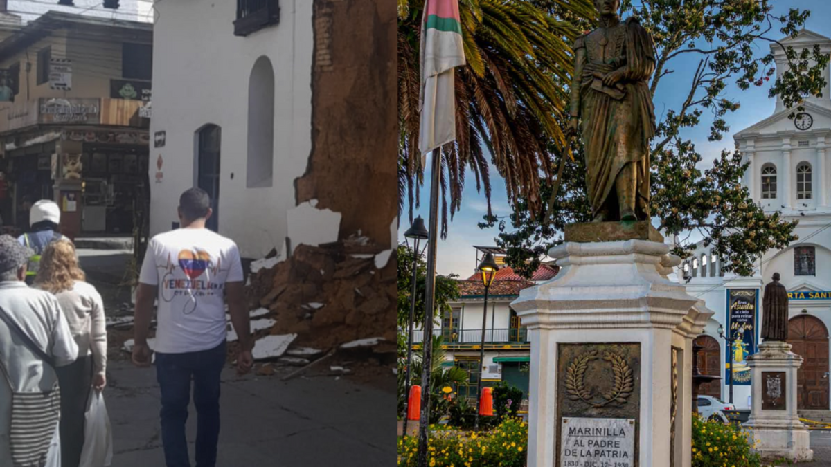 Aguacero en Marinilla, Antioquia, provocó derrumbe parcial de la parroquia cabecera del municipio: no se reportan heridos

 – En la mira