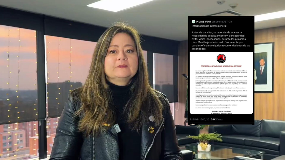 El Ministro de Transporte calificó de “inaceptable” el tuit de Invías que respondió al comunicado del Eln y pidió disculpas: “Todos se equivocaron”

 – En la mira