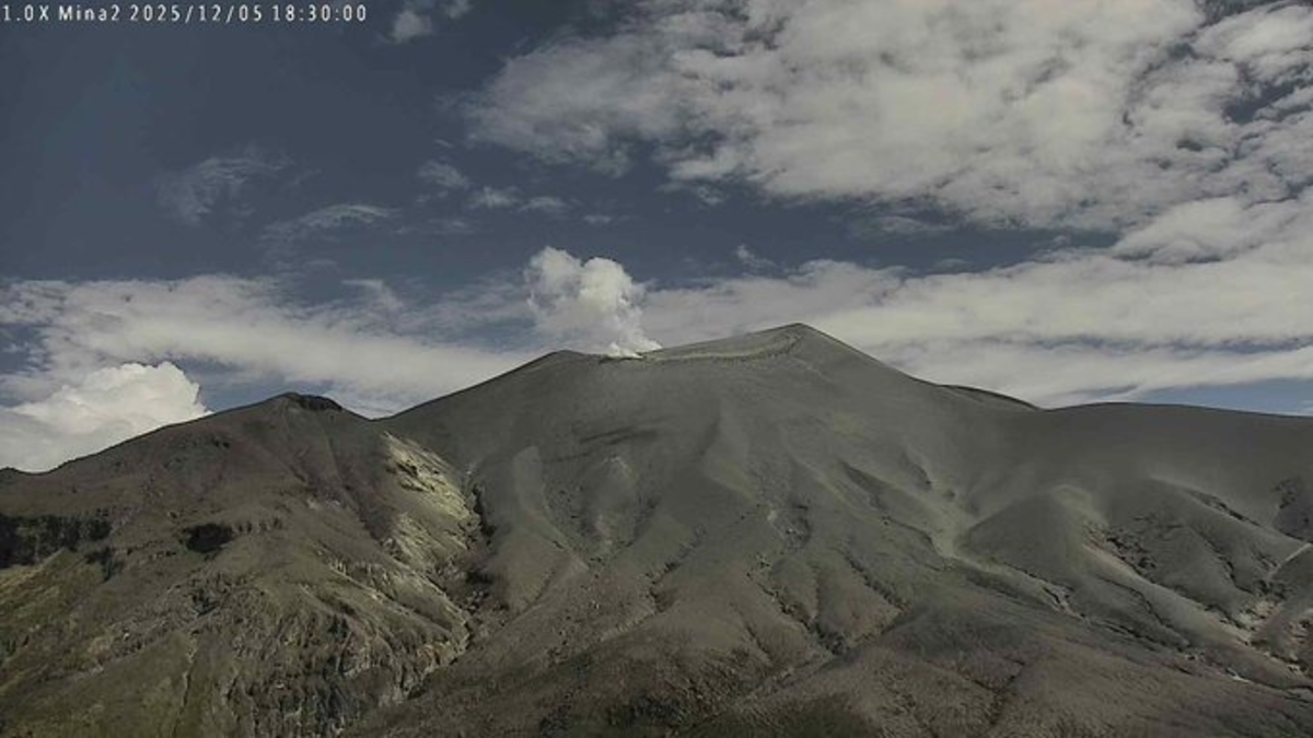 UNGRD dice que se registraron seis emisiones de cenizas y liberaciones continuas de gases

 – En la mira