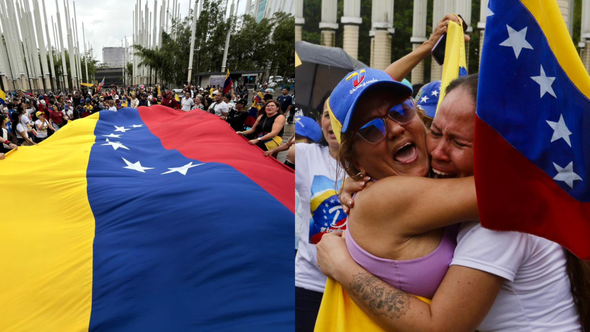 Avanza concentración de venezolanos en el Parque de las Luces de Medellín, celebrando la captura de Nicolás Maduro

 – En la mira