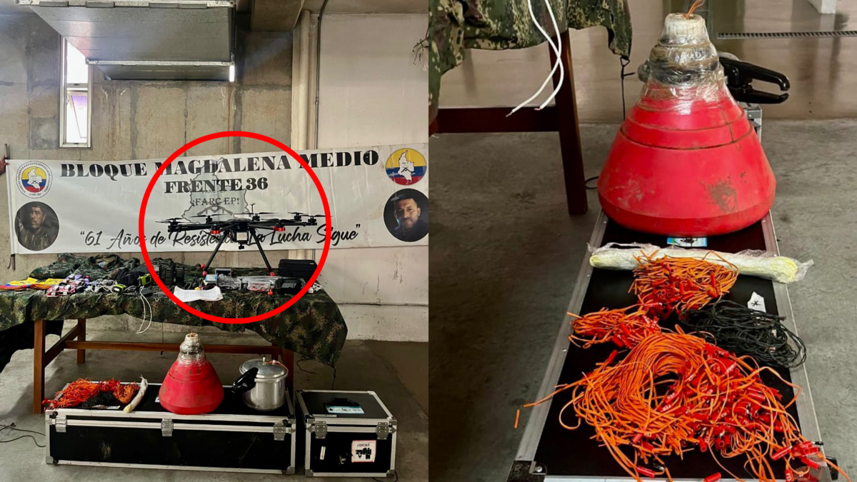 El ejército incautó un dron y varios explosivos en el norte

 – En la mira