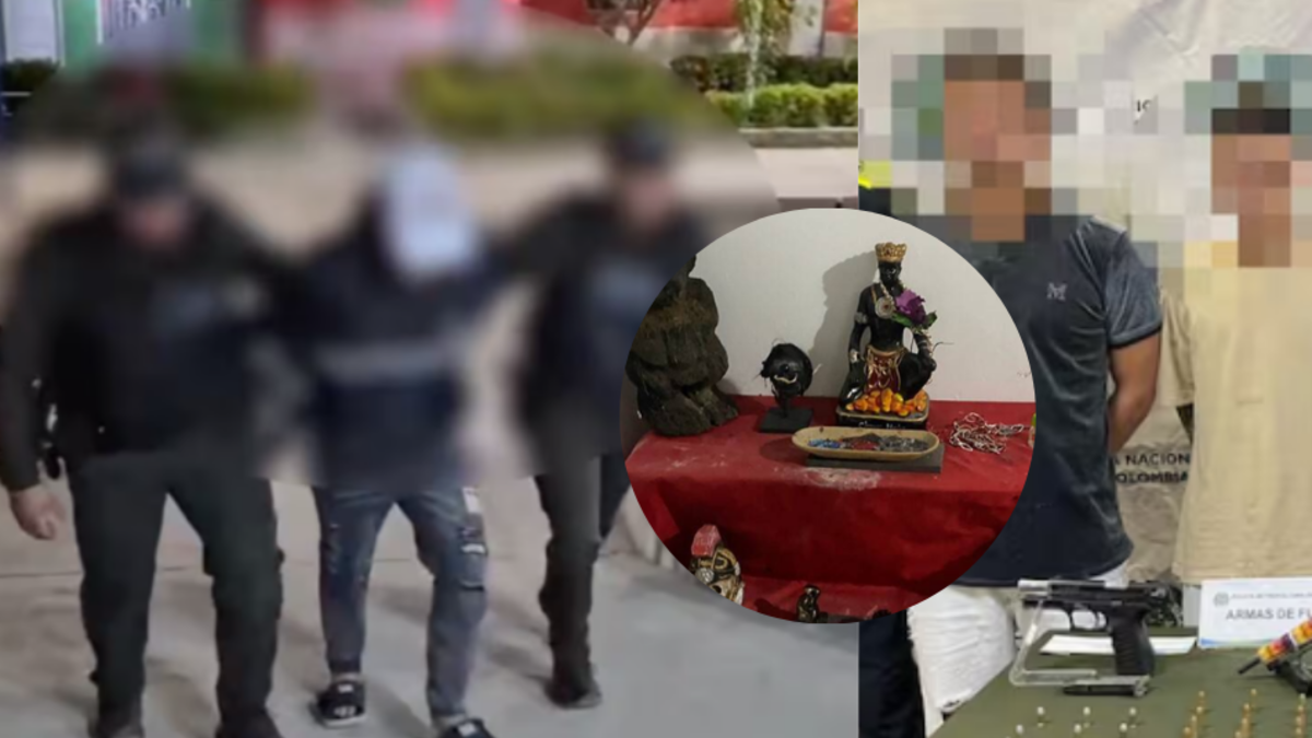 Encontraron altares, cirios y mucho más

 – En la mira