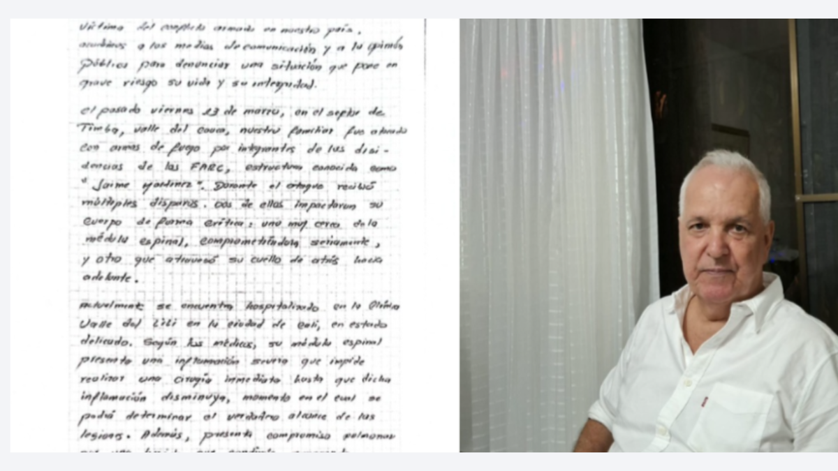 La dolorosa historia de un vallecaucano baleado por disidentes de las FARC por no detenerse en un retén ilegal entre Jamundí y el norte del Cauca

 – En la mira