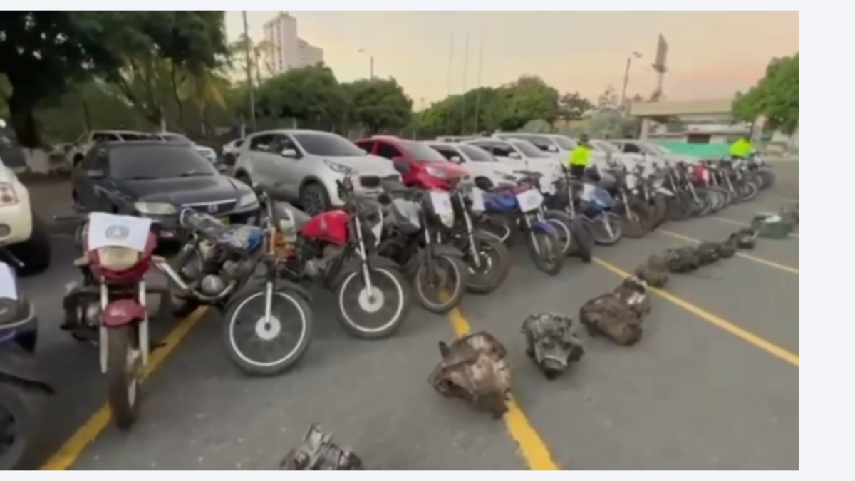 Aquí los vehículos que fueron robados y que la policía de Cali recuperó en un masivo operativo antirrobo para que los ciudadanos pudieran recogerlos

 – En la mira