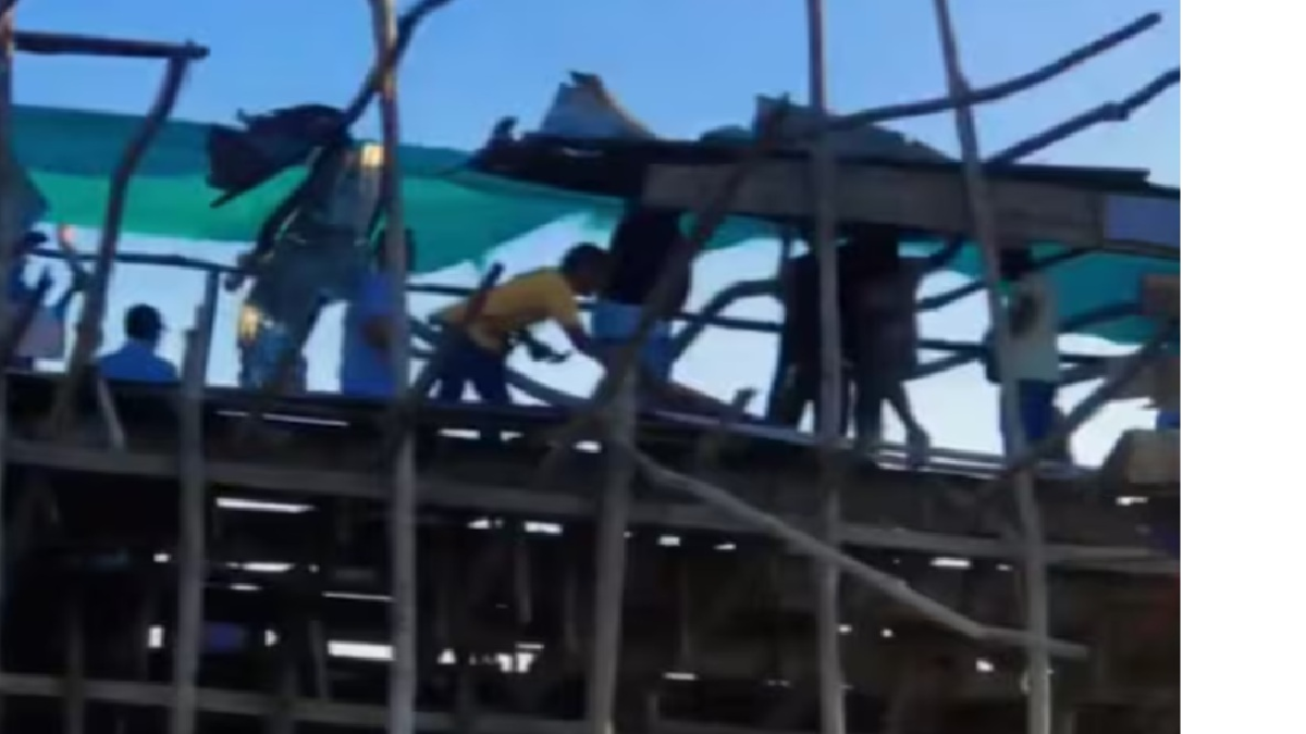 El desplome de la caja hiere a muchas personas

 – En la mira