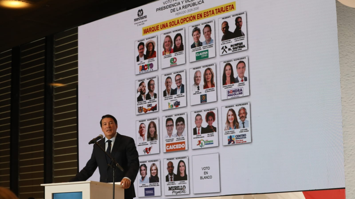 Así quedó la tarjeta electoral presidencial en la primera vuelta según el resumen del Registro Nacional

 – En la mira