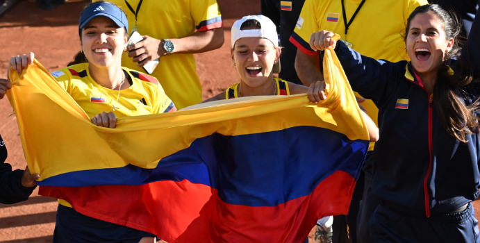 Conocido equipo colombiano de tenis por la Copa Billie Jean King

 – En la mira