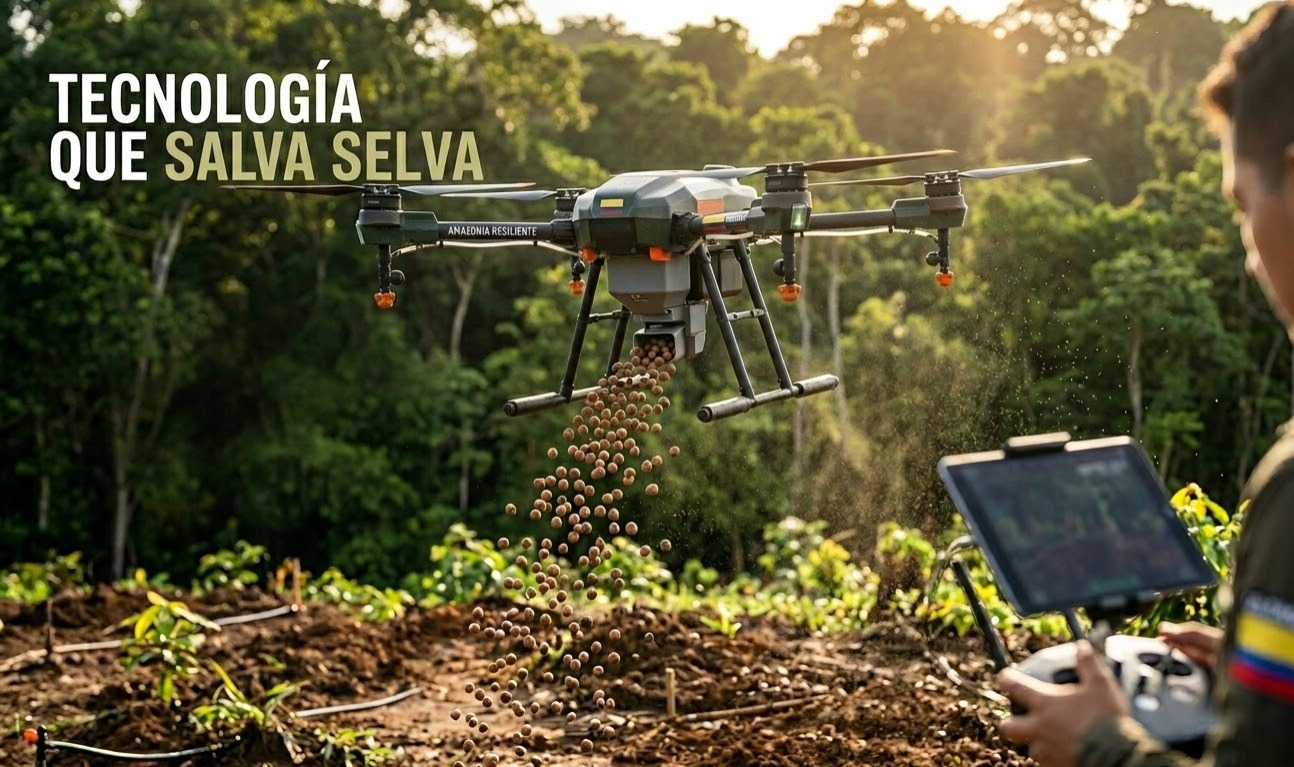 Reforestación con drones en Colombia – EXTRA

 – En la mira