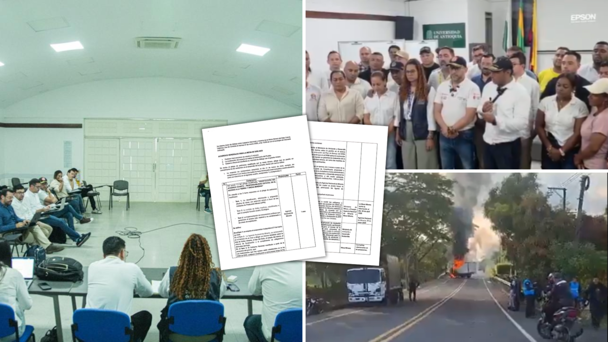 Estos son los acuerdos alcanzados entre el Gobierno Nacional y el comité minero del Bajo Cauca en Antioquia para poner fin al paro que se prolongó por más de 10 días.

 – En la mira
