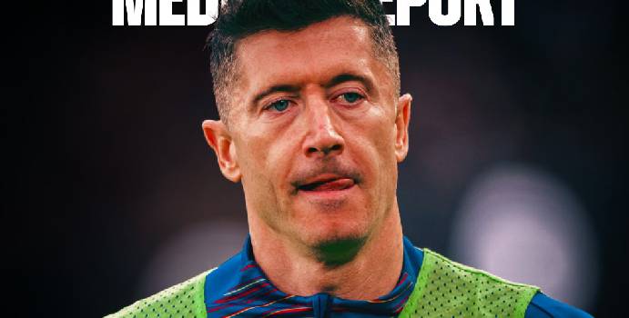 Lewandowski es baja del Barcelona por fractura

 – En la mira