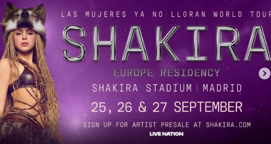 Shakira confirma conciertos en España con estadio exclusivo – EXTRA

 – En la mira