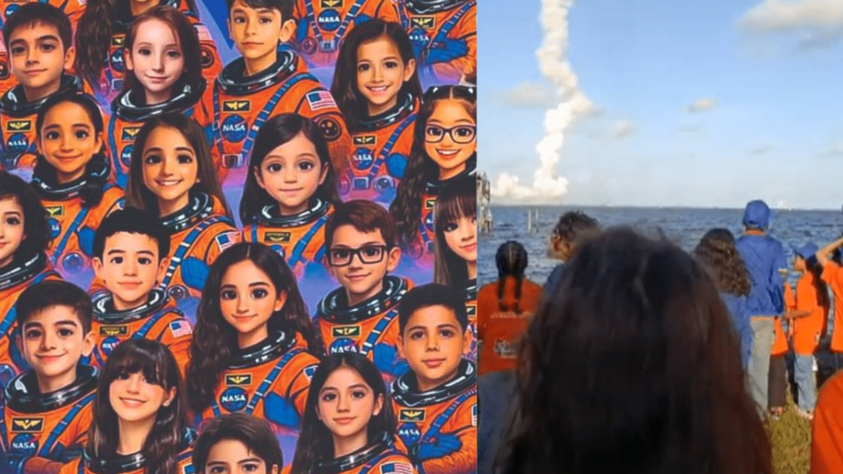 “¡Soy feliz y aunque soy pequeña quiero ir a la luna!”

 – En la mira