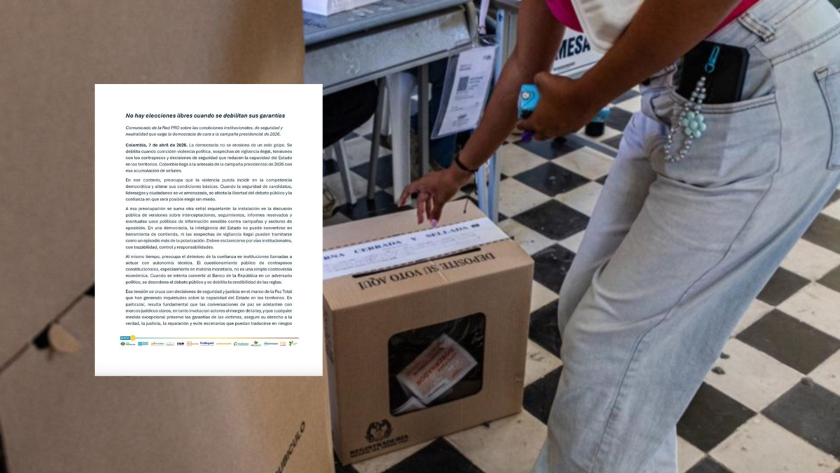 “Existe la preocupación de que la violencia pueda afectar a la competencia democrática”

 – En la mira