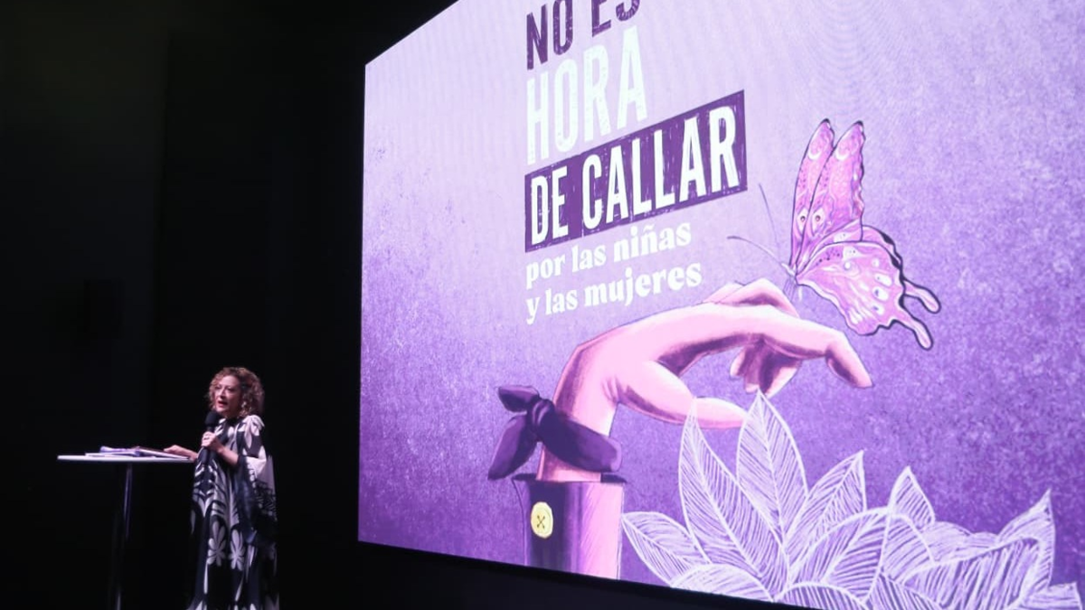 Jineth Bedoya en la inauguración del Centro de Investigación y Memorial No Es Hora de Callar

 – En la mira