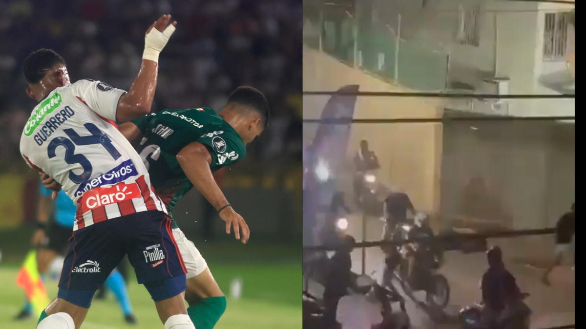 Una persona murió en disturbios al final del partido entre Junior y Palmeiras en Cartagena

 – En la mira