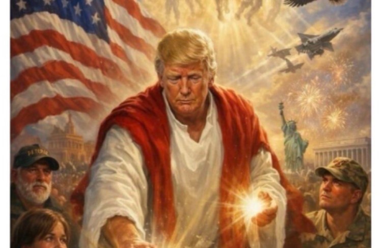 Donald Trump publica una imagen que lo asocia con la figura de Jesucristo – EXTRA

 – En la mira
